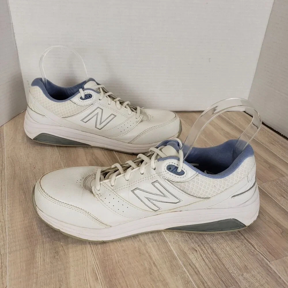 New Balance 928v3 White Leather Comfort Walking Shoes Mens Size 10